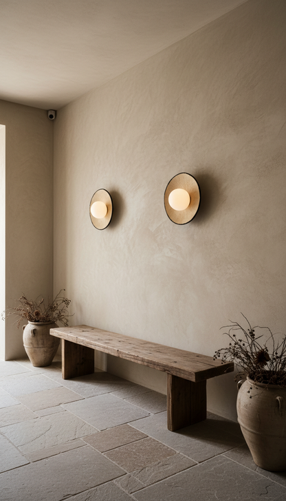 Wintage Handmade Ceramic Wall Sconces, Wasabi Wall Lamp, Minimalistic Wall Sconces, Mid Century Home Decor Light, Interior Design Lamp