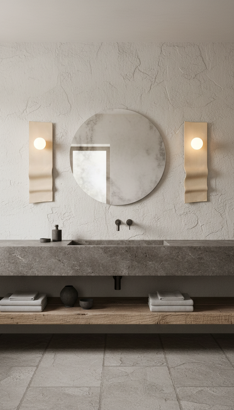 Calypso – handmade beige ceramic wall sconce in natural clay, Geza Ceramic – image 7