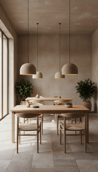 Dome Wabi Sabi Handmade Ceramic Pendant Lighting, Special Series Ceramic Pendant Chandelier