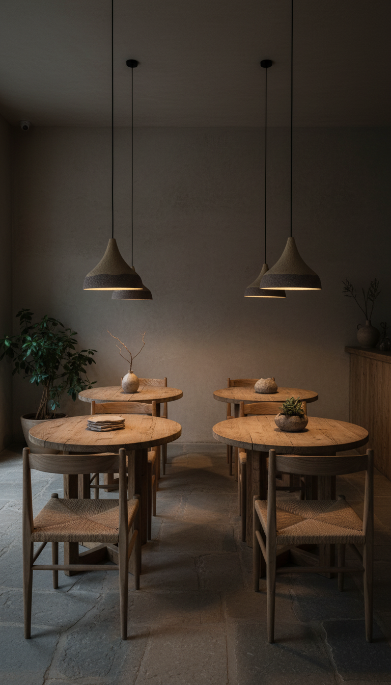 Ariana – handmade yellow ceramic pendant light in natural clay, Geza Ceramic – image 5