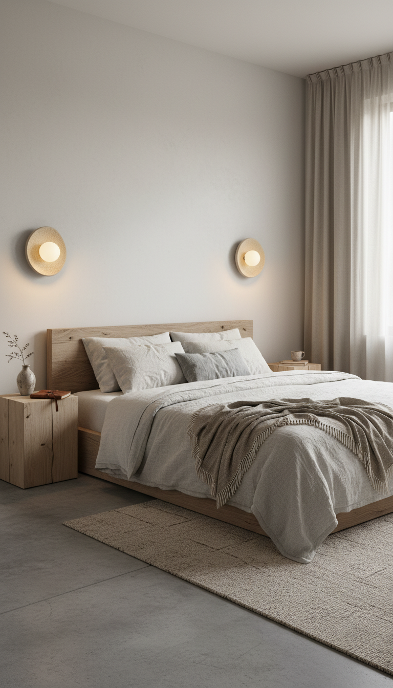 Wabi Sabi Handmade Ceramic Wall Lamp, Ceramic Wall Sconces,