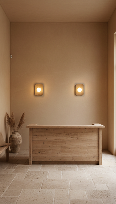 Japandi Handmade Ceramic Wall Sconces, Wabi Sabi Natural Ceramic Wall Lamp, Minimalistic Lighting, Home Decor Gift