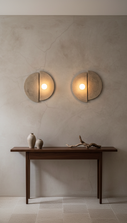 Modern Handmade Ceramic Wall Sconce, Large Ceramic Wall Lamp, Home Gift