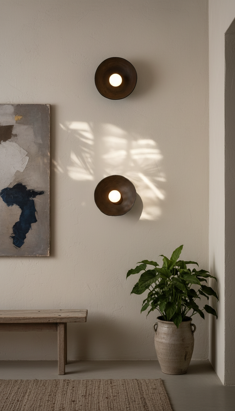 Black Dome Ceramic Sconces