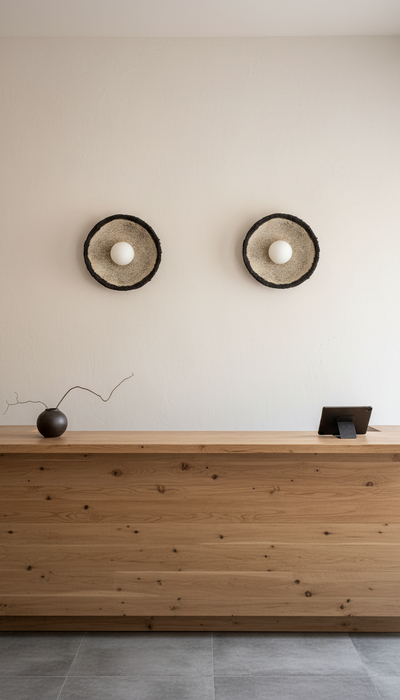 Ceramic WM FS  wall light Handmade Wall Sconces
