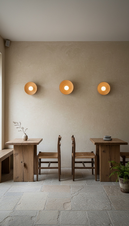 Yellow Ceramic Wall Sconces