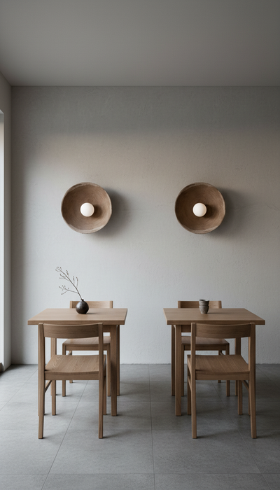 Wabi Sabi Handmade Ceramic Wall Lamp, Ceramic Wall Sconces,