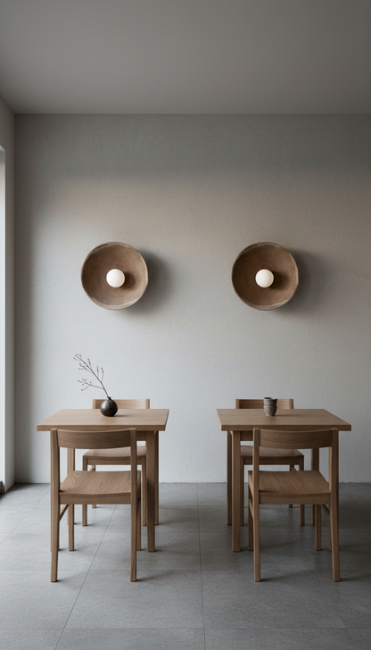 Wabi Sabi Handmade Ceramic Wall Lamp, Ceramic Wall Sconces,