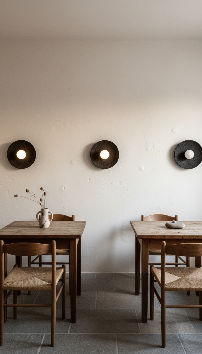 Natural Textured Handmade Wall Sconces