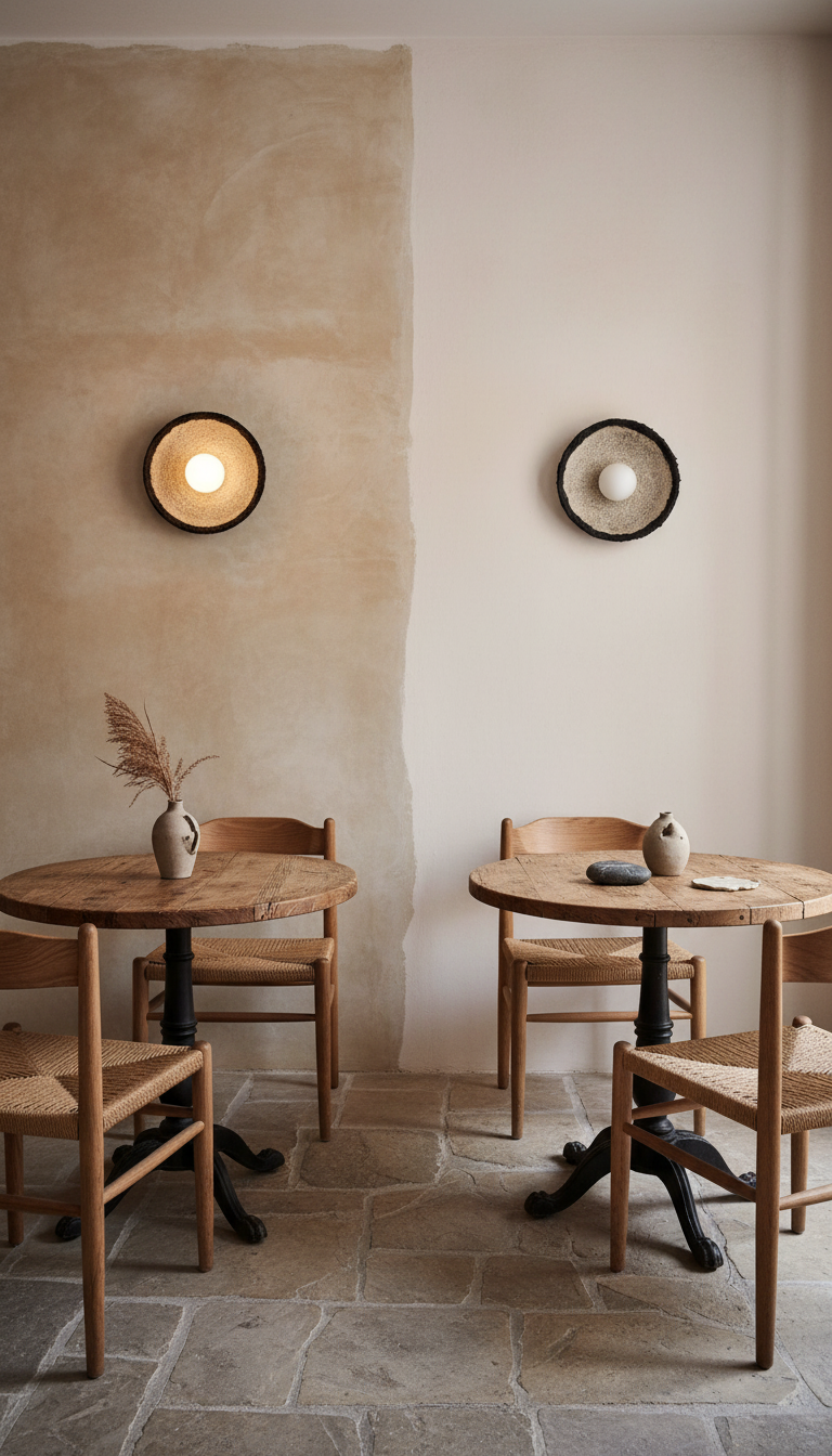 Liora – handmade beige ceramic wall sconce in natural clay, Geza Ceramic – image 7
