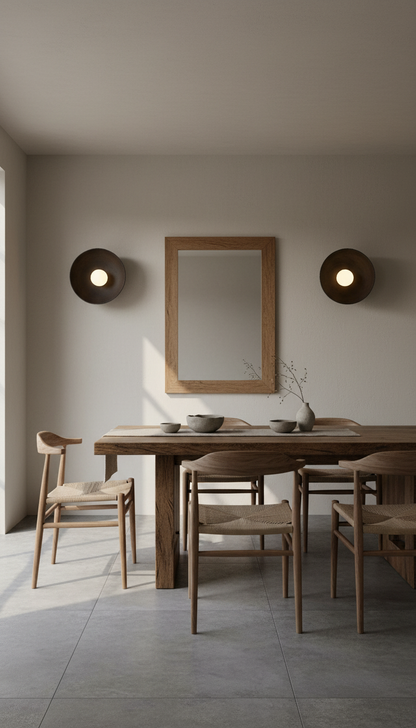 Black Dome Ceramic Sconces