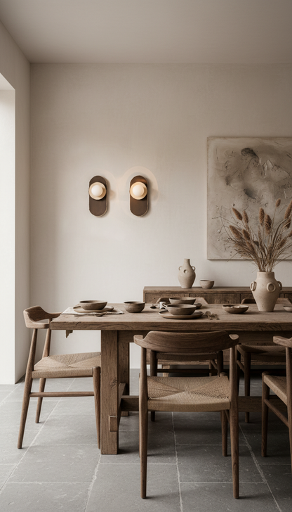 25 Zoll Moderne handgefertigte Keramik Wandlampe, Japandi Wandlampe, Badezimmer Wandleuchte, Wohngeschenk