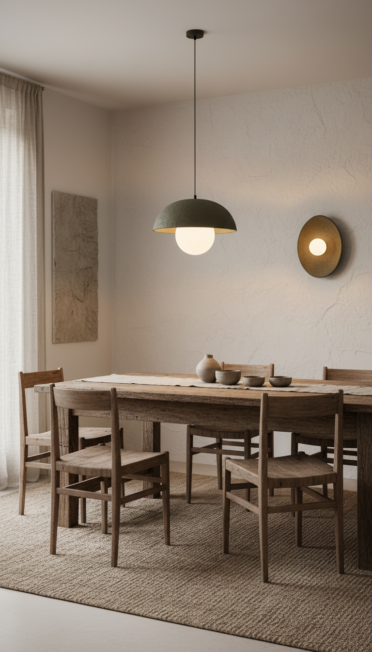 12 inches Wabi Sabi Handmade Ceramic Wall Lamp, Dark Green Ceramic Wall Sconces,