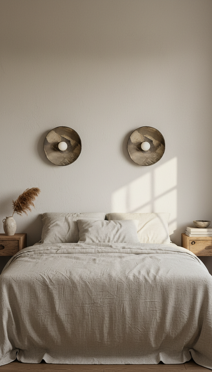 Grey Ceramic Handmade Sconces