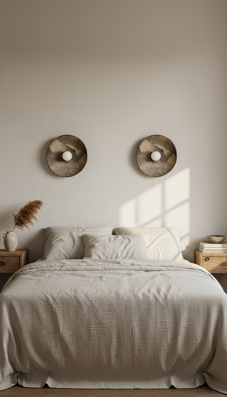 Grey Ceramic Handmade Sconces