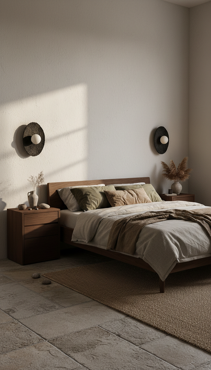 Natural Textured Handmade Wall Sconces