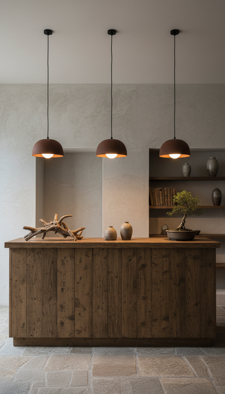 Large Size Terracotta Handmade Ceramic Pendant Chandelier