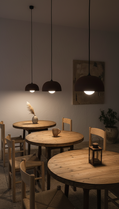 Large Size Terracotta Handmade Ceramic Pendant Chandelier