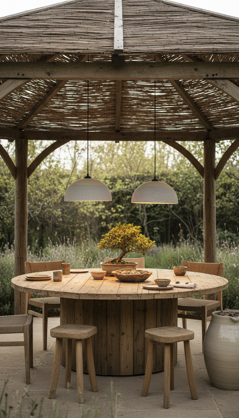 Blue Special Texture Handmade Wabi Sabi Stoneware Ceramic Pendant Light