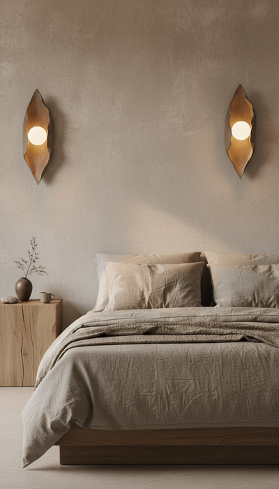 Ceramic Greywall light Handmade Wall Sconces