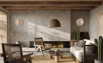 Moderne handgefertigte Keramik Wandlampe, große Keramik Wandlampe, Wohngeschenk