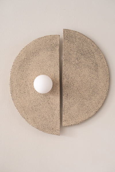 Modern Handmade Ceramic Wall Sconce, Large Ceramic Wall Lamp, Home Gift