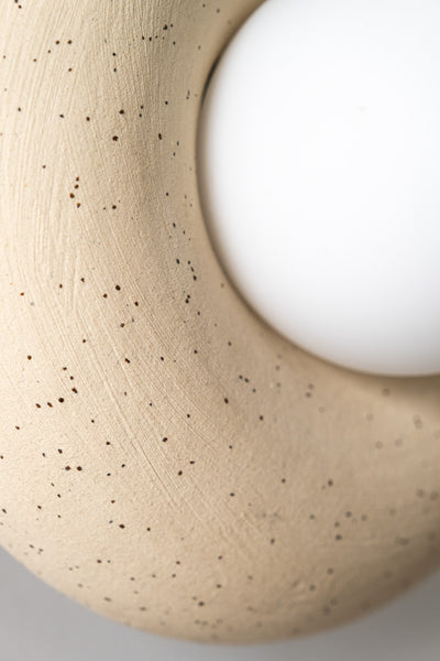 Modern Minimalist Ceramic Handmade Wall Sconce, Special Product Handmade Ceramic Wall Lamp