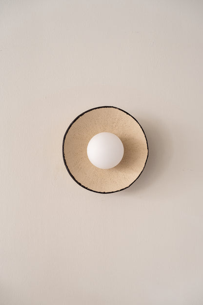 Wintage Handmade Ceramic Wall Sconces, Wasabi Wall Lamp, Minimalistic Wall Sconces, Mid Century Home Decor Light, Interior Design Lamp - Geza Ceramic Studio