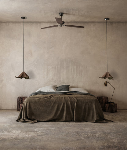 Wabi Sabi Handgefertigter Keramik-Pendelleuchter, maßgefertigte Keramik-Pendellampe, Wohndekor-Beleuchtung, Wohngeschenk