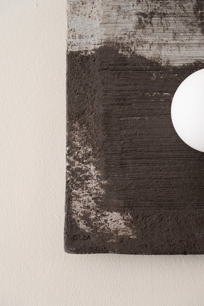 Wabi Sabi More Color Handmade Ceramic Square Wall Sconce, Livingroom Wall Light, Home Decor Wall Sconces, Home Gift - Geza Ceramic Studio