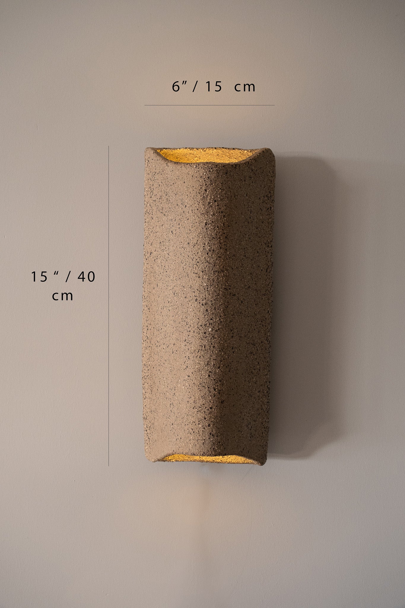 Japandi Handmade Ceramic Wall Sconces, Wabi Sabi Natural Ceramic Wall Lamp,