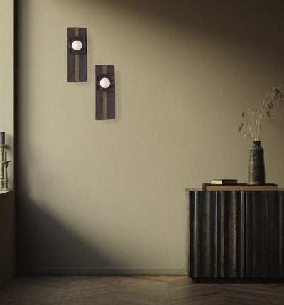 Modern Handmade Ceramic Wall Lamp, Minimalist Handmade Ceramic Wall Sconce, Home Decor Ceramic Lamp, Home Gift - Geza Ceramic Studio