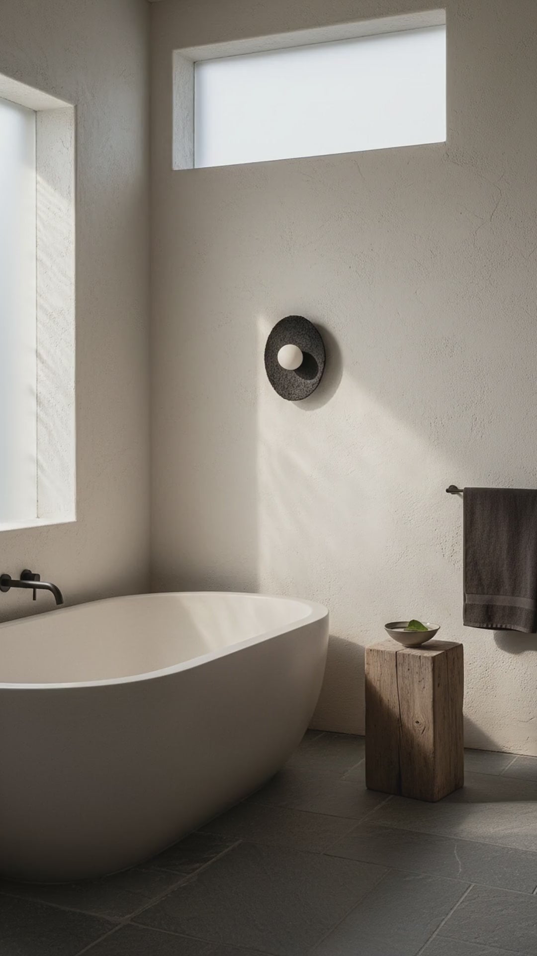 Natural Textured Handmade Wall Sconces