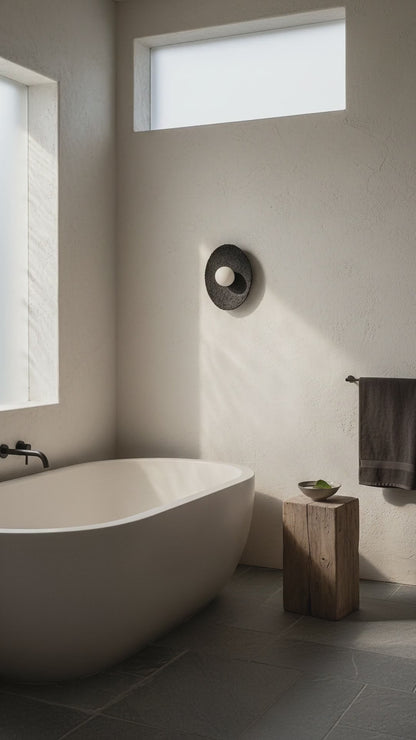 Natural Textured Handmade Wall Sconces