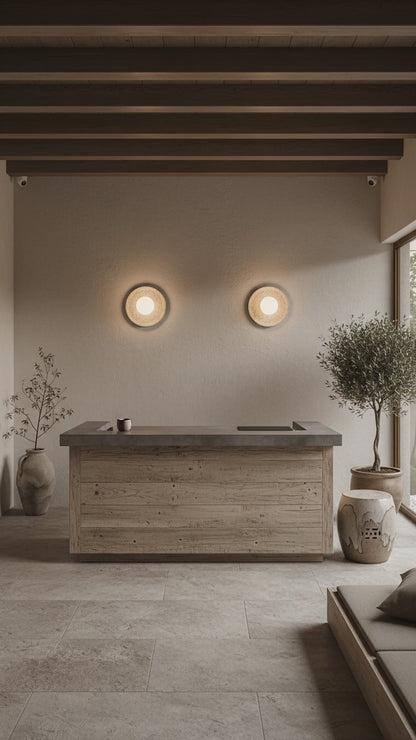 Ceramic wall light Handmade Wall Sconces