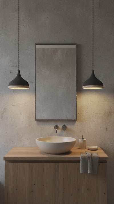 Wabi Sabi Black and White Amorphous Handmade Ceramic Pendant Chandelier, Natural Textured Kitchen Island Pendant Chandelier,
