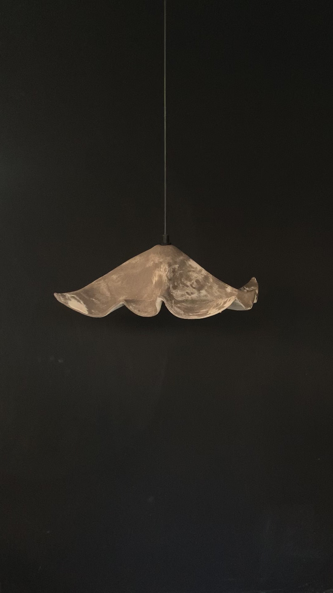 Amorf Handgemachte Keramik Moderne Pendelleuchte, Japandi Pendelleuchte, Wabi Sabi Kronleuchter, Home Gift Pendelleuchte