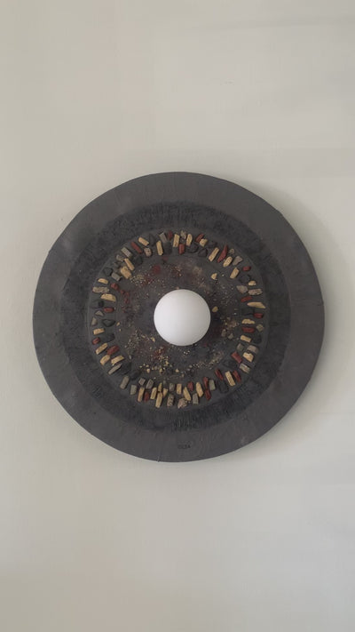 Wabi Sabi Handmade Ceramic Wall Sconce, Natural Textured Ceramic Wall Lamp, Japandi Ceramic Wall Light, Home Gift