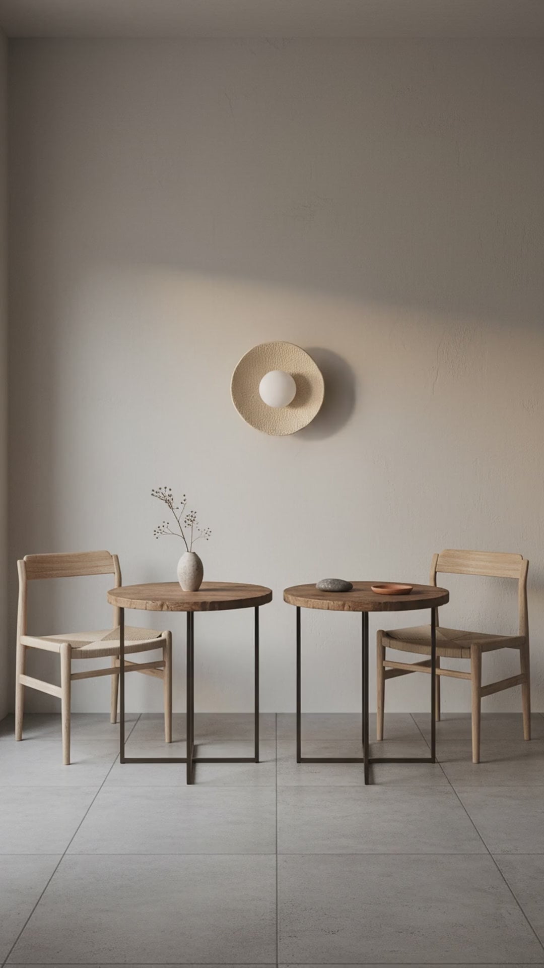 Wabi Sabi Handmade Ceramic Wall Lamp, Ceramic Wall Sconces,