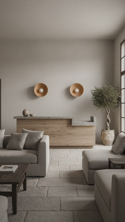 Yellow Ceramic Wall Sconces